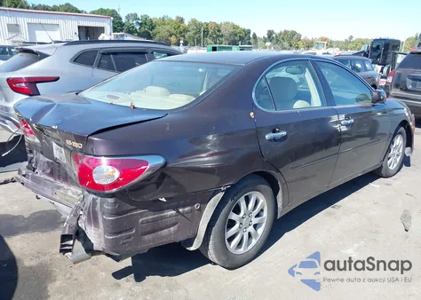 2004 Lexus Es 330 from USA, damaged, VIN JTHBA30G345021257